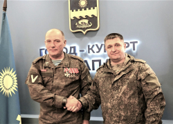 Анапского казака наградили третьим орденом Мужества