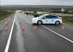 Под Анапой затопило трассу Юровка - Гостагаевская: движение ограничено