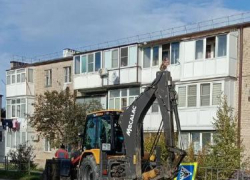 После падения линии электропередач в Цибанобалке идут восстановительные работы