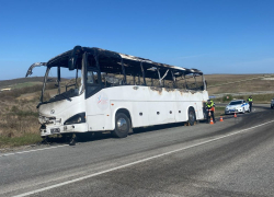 Подробности возгорания пассажирского автобуса в анапском Гай-Кодзоре