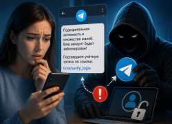 Анапчан предупредили о новой схеме мошенников в Telegram