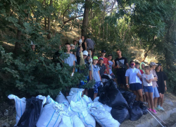 Приучают к чистоте с детства – в Анапе юные яхтсмены провели субботник 