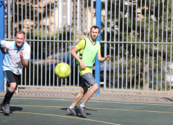 Чиновники и депутаты в Анапе играли в мини-футбол