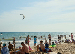 В Преображение Господне в Анапе жарко и ветрено