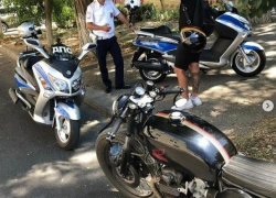 В Анапе полиция проверяет байки, самокаты и гироскутеры