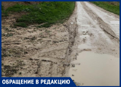 Галия Макагонова просит привести в порядок улицу Чкалова в Супсехе под Анапой