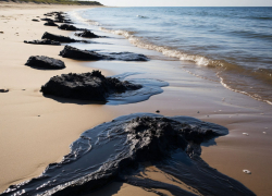 Волонтёры нашли на пляжах Анапы новые следы мазута