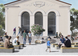 В Анапе начали реконструкцию Театральной площади