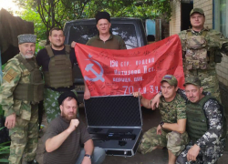 Антидроновое ружье и гуманитарная помощь – казаки анапского района доставили посылки бойцам в зону СВО 