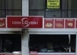 В Анапе сгорела закусочная "Ваш Лаваш"