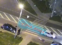 Жесткое ДТП со сбитым пешеходом в Анапе попало на видео