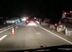В массовом ДТП под Анапой пострадали три автомобиля и корова: животное погибло