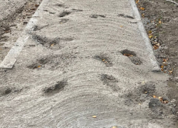 Вот такой «красивый» тротуар обустроили в Анапе за 31 миллион