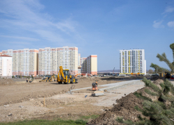 Строительство Императорского парка в Анапе идет полным ходом