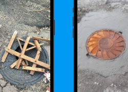 После публикации в «Блокноте» решили проблему со сломанным люком в Алексеевке