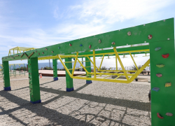Спортплощадка у пляжа 40 лет Победы в Анапе скоро откроется