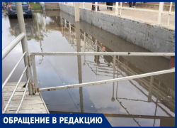 Марина Иванова жалуется, что проезд Гостевой в Анапе после дождя утопает в воде