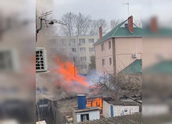 В Анапе сегодня горела летняя кухня