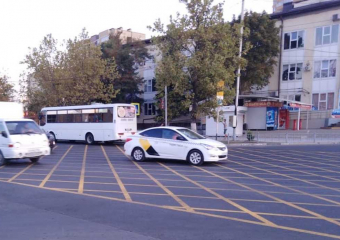 На перекрестке в Анапе появилась разметка, за остановку на которой штраф 1000 рублей