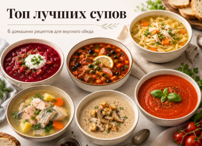 Топ лучших супов для вкусного обеда: 6 домашних рецептов с КБЖУ