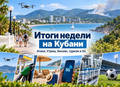 Атаки на побережье, пожар на Утрише, проблемы с бензином и миллиарды инвестиций: чем жила Кубань на минувшей неделе