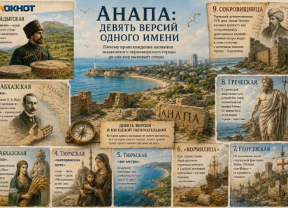Анапа: девять версий одного имени