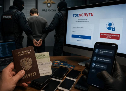  В России пресечена схема нелегального доступа к аккаунтам «Госуслуг»