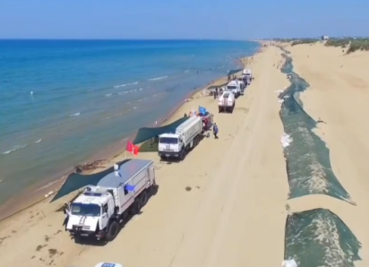 МЧС отчиталось о ликвидации мазута в Черном море
