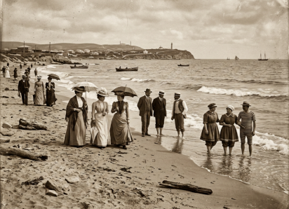 Как выглядели первые пляжи Анапы и когда город стал курортом