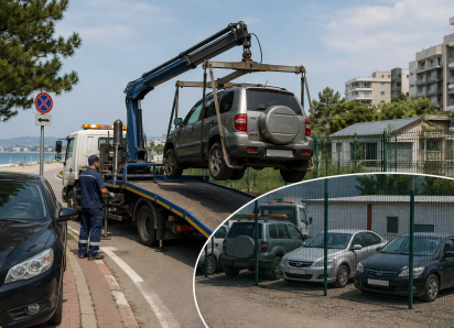 Сразу четыре автомобиля отправили на штрафстоянку в Анапе