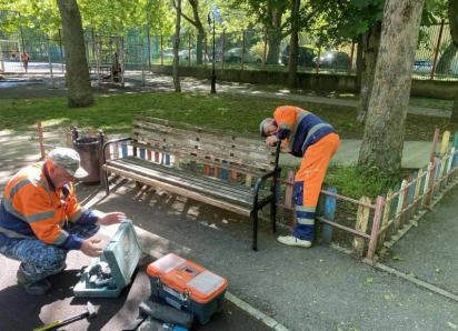 В Анапе ремонтируют тротуары, пандусы и площадки: где уже провели работы