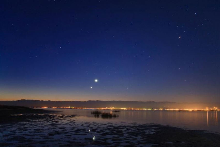 Утром 18 февраля в Анапе можно будет увидеть сближение Венеры и Сатурна