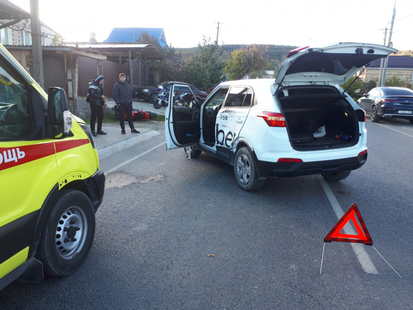 Сегодня утром в Супсехе под Анапой сбили мотоциклиста