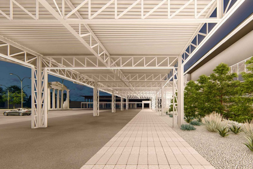 В аэропорту Анапы оборудуют систему крытых пешеходных галерей за 230 млн рублей