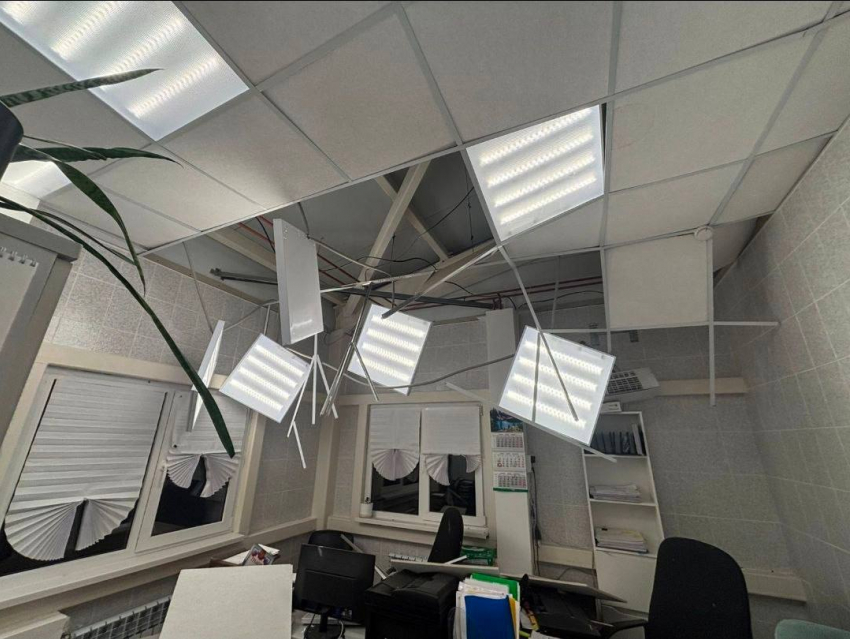 Опубликованы кадры после массированной атаки беспилотников по Новороссийску