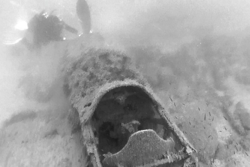 В Чёрном море недалеко от Анапы дайверы обнаружили затонувший истребитель времён войны