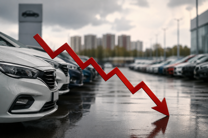 На Кубани продажи новых автомобилей рухнули на 21%