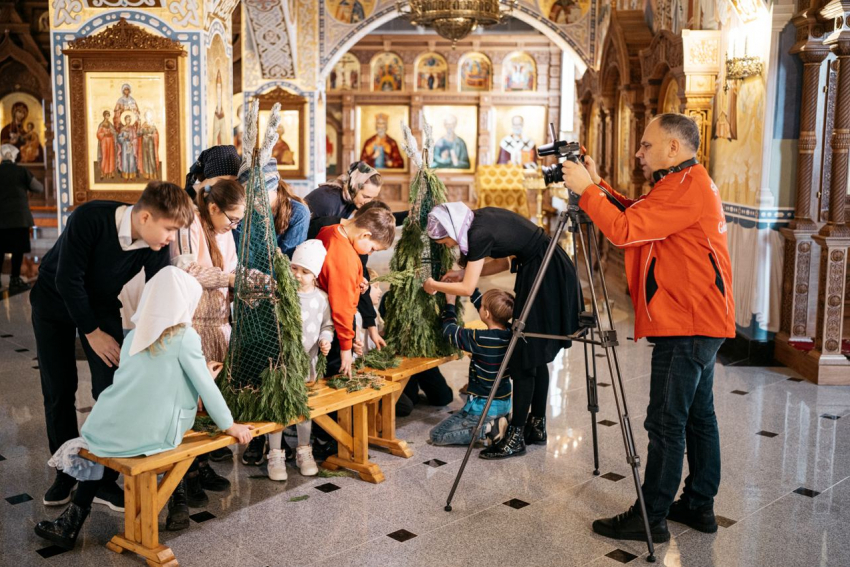 Первый канал снял сюжет о подготовке анапского храма к Рождеству Христову