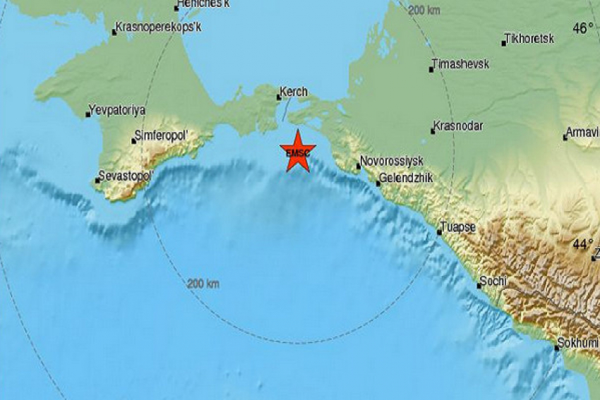 За утро в Анапе случилось два землетрясения