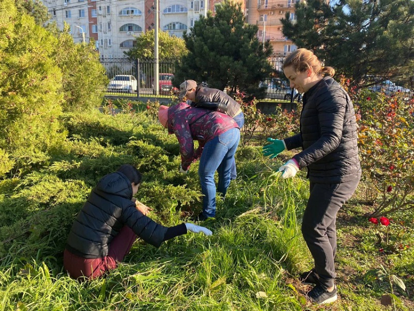 Сегодня в Анапе проводится общегородской субботник