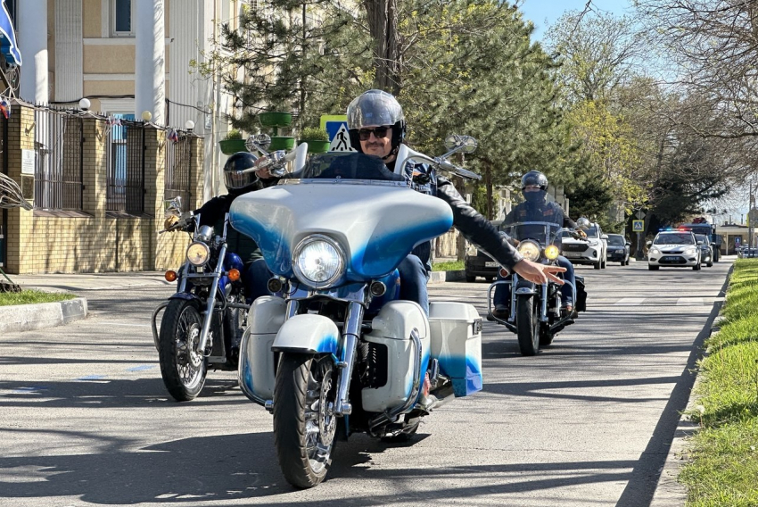 В Анапе стартовал этап мотопробега «Дороги Победы»