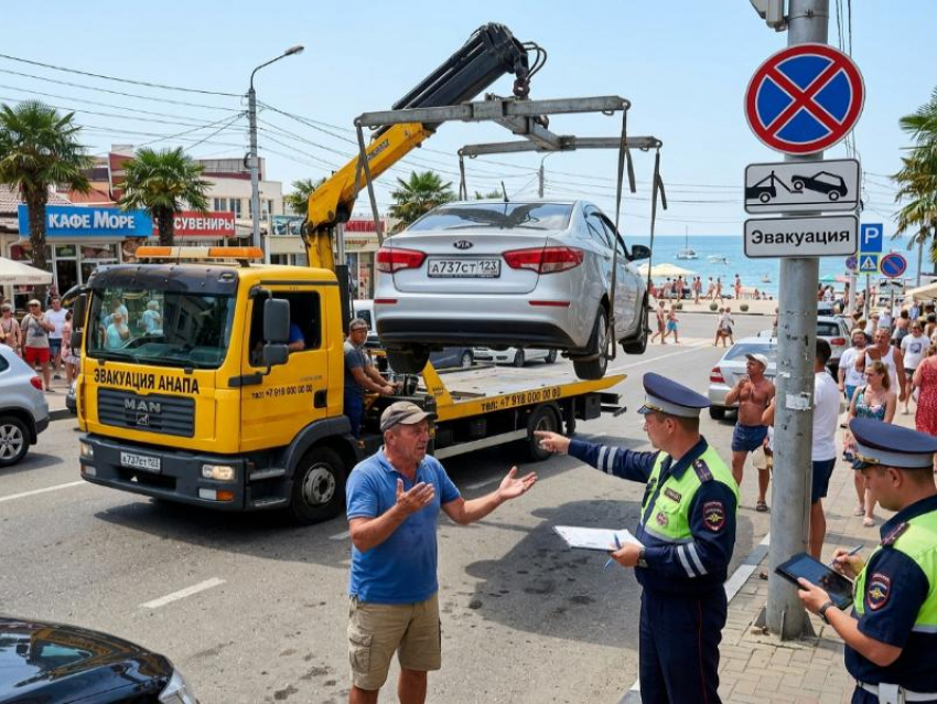 Оставил машину — заплати 10 тысяч: новые цены на эвакуацию в Анапе