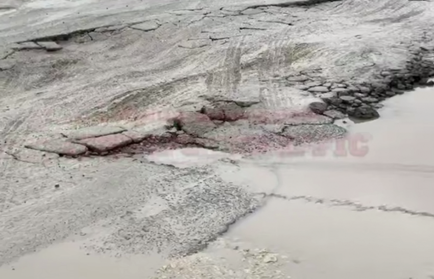 Дорога смерти появилась на одной из улиц Анапы