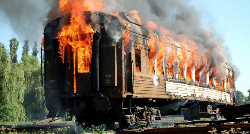 Пассажиры поезда Томск-Анапа едва не сгорели заживо