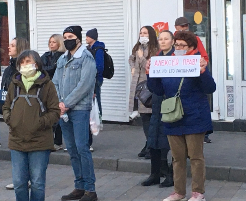 На несанкционированную акцию в поддержку Навального в Анапе анапчане не пришли