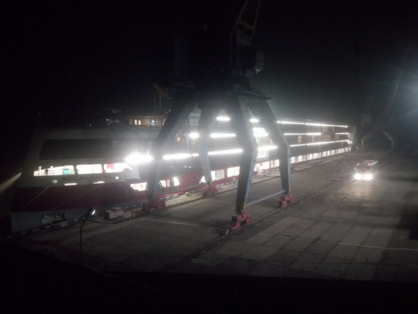 В Таганроге «застрял» круизный лайнер с туристами, который должен был зайти в Анапу