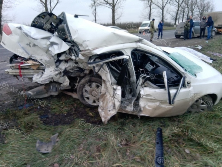 ДТП на трассе Анапа - Краснодар: от иномарки осталось месиво из железа, есть погибшие