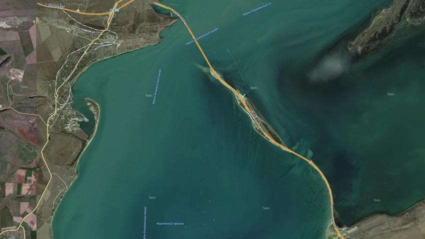 Крымский мост появился на интернет-карте