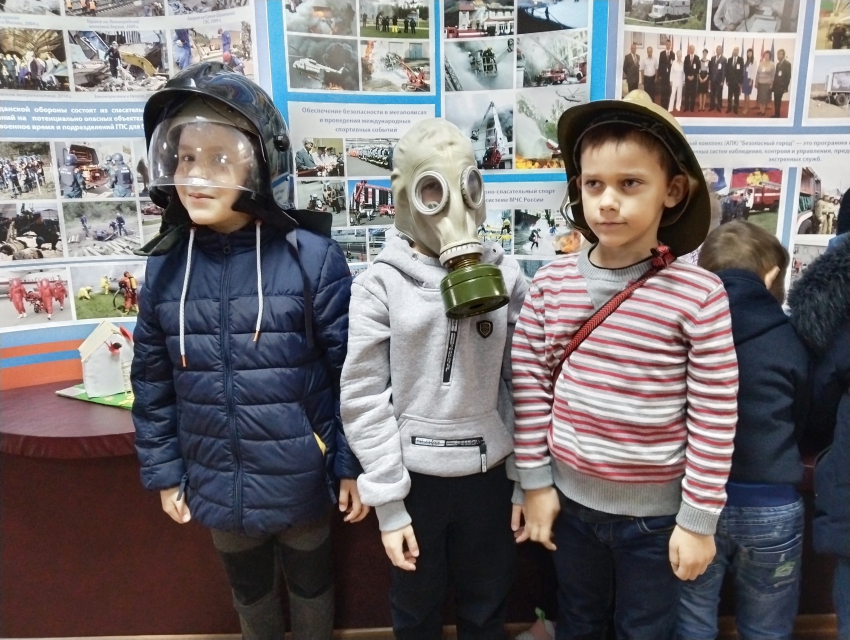 Всероссийский урок по ОБЖ провели в пожарной части Анапы