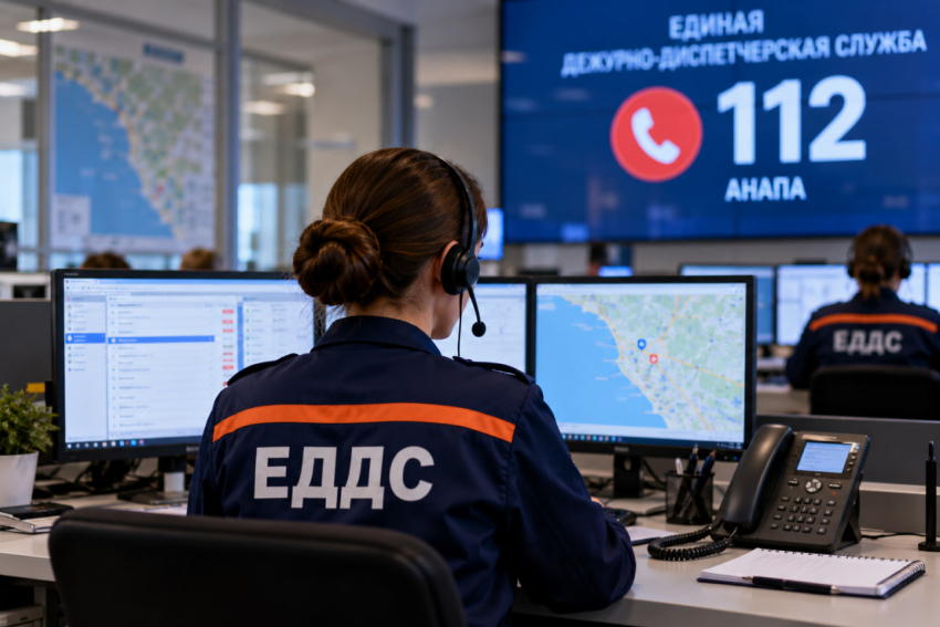 В Анапе за неделю поступило почти 5,5 тысячи вызовов в ЕДДС
